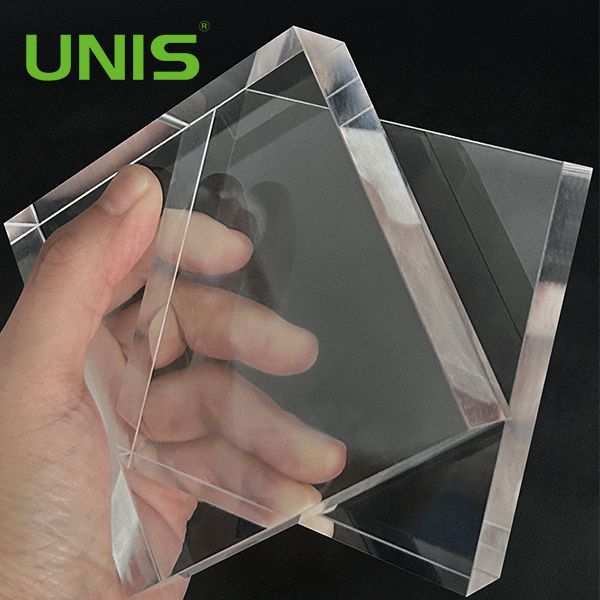 CNC cut transparent acrylic sheet