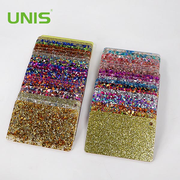 Fabric,Glitter Acrylic Sheet