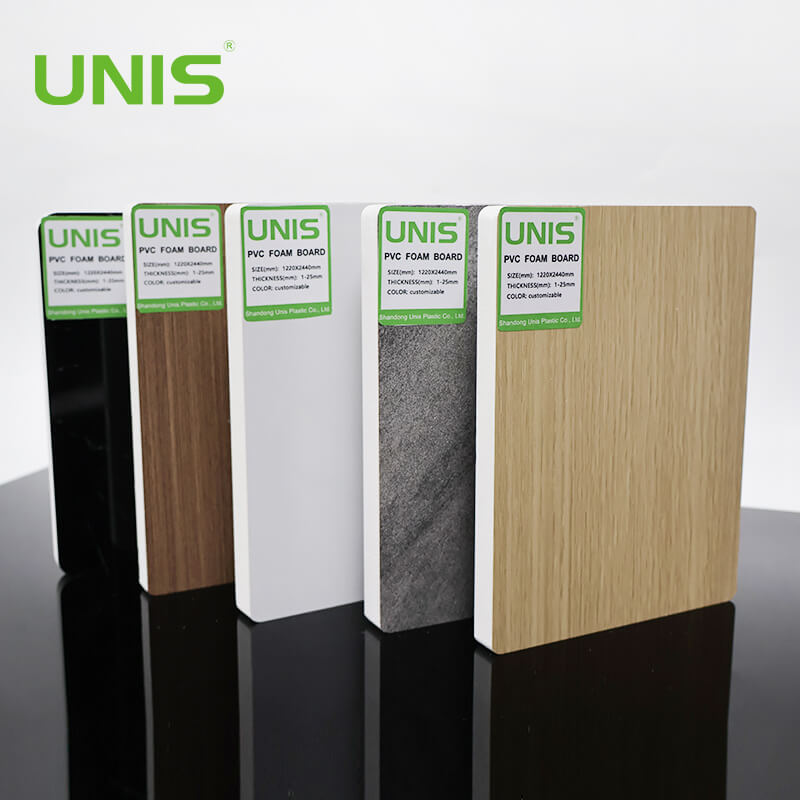 UNIS High Density 10mm 18mm Pvc Foam Board for Cabinet