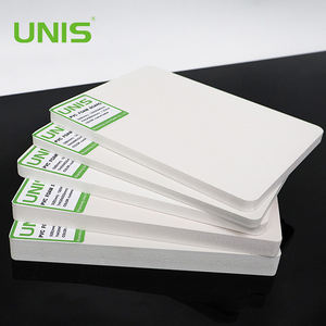 UNIS Wpc/pvc Foam Board Expended Foam Pvc Sheet 6 mm Black Adhesive Rigid