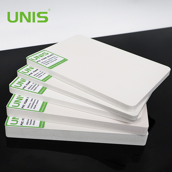 UNIS Wpc/pvc Foam Board Expended Foam Pvc Sheet 6 mm Black Adhesive Rigid