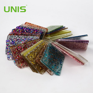 3mm colored glitter acrylic sheet