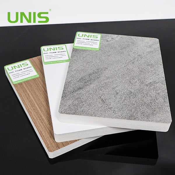 UNIS PVC foam board good quality 8mm PVC cerluca board used for cabinet