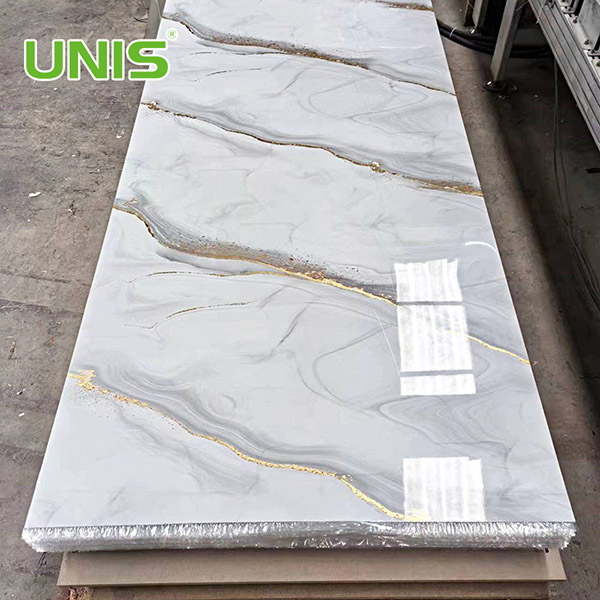 Fireproof Uv Marble Wall Panel Pvc Marble Sheet For Interior Decoration