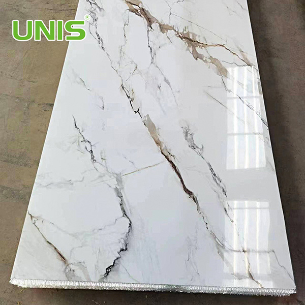 High Glossy Flexible Wall Decorative Board Uv Pvc Marble Sheet